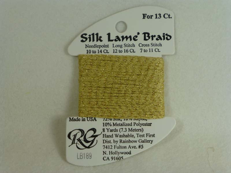 Silk Lame Braid LB189 Banana Crepe