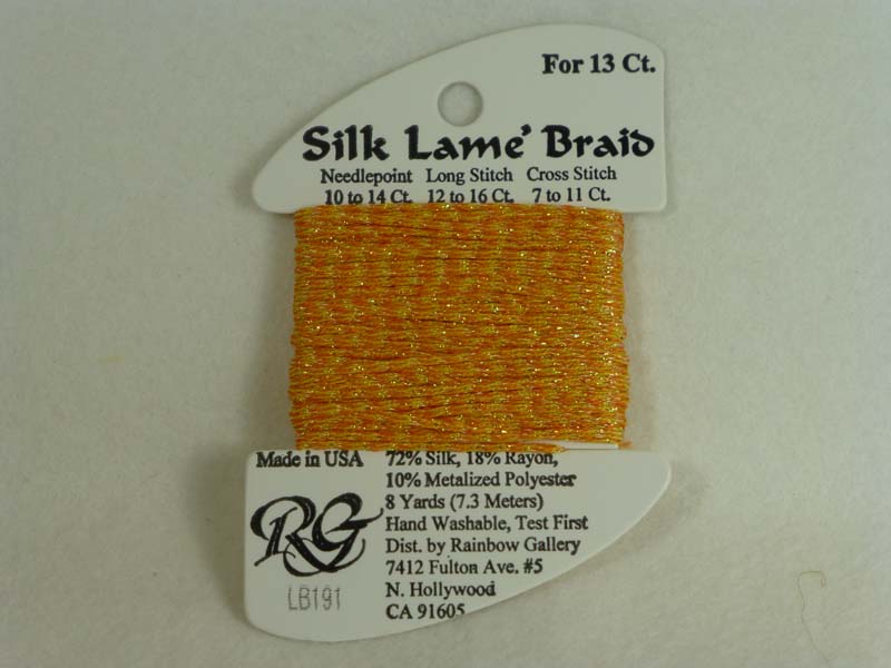 Silk Lame Braid LB191 Goldenrod