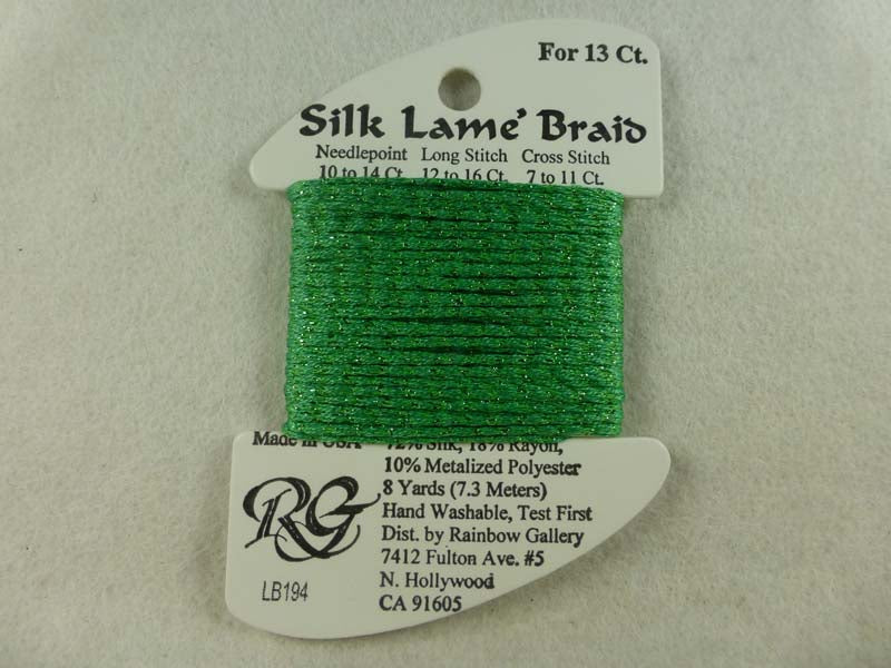 Silk Lame Braid LB194 Greenbriar
