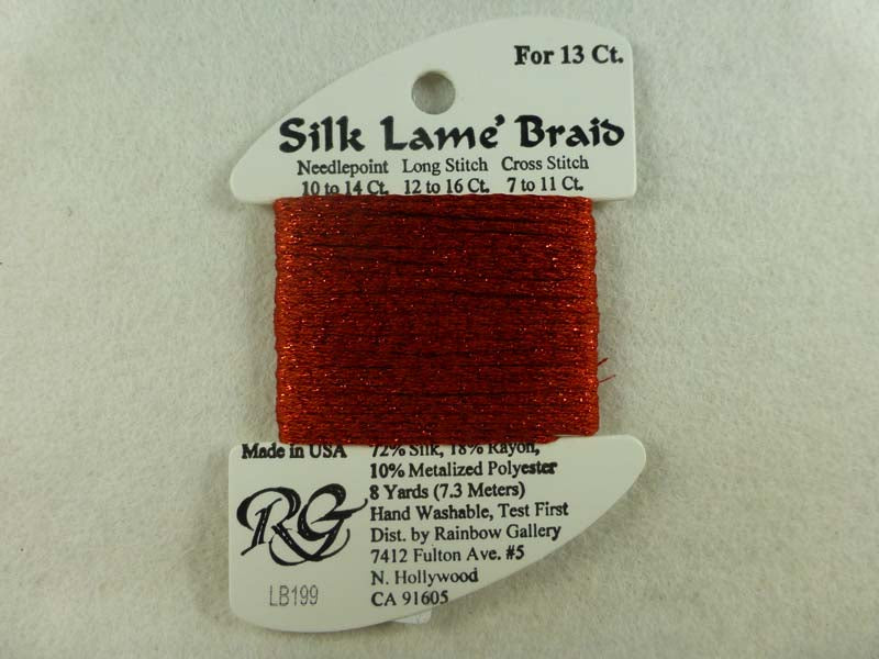 Silk Lame Braid LB199 Picante