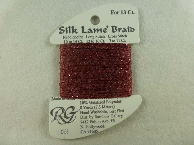 Silk Lame Braid LB200 Burnt Brick