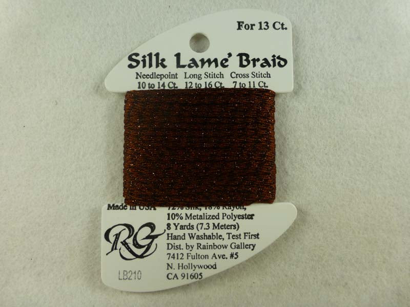 Silk Lame Braid LB210 Cappuccino
