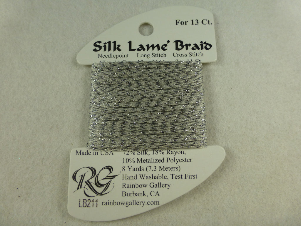 Silk Lame Braid LB211 Glacier Gray