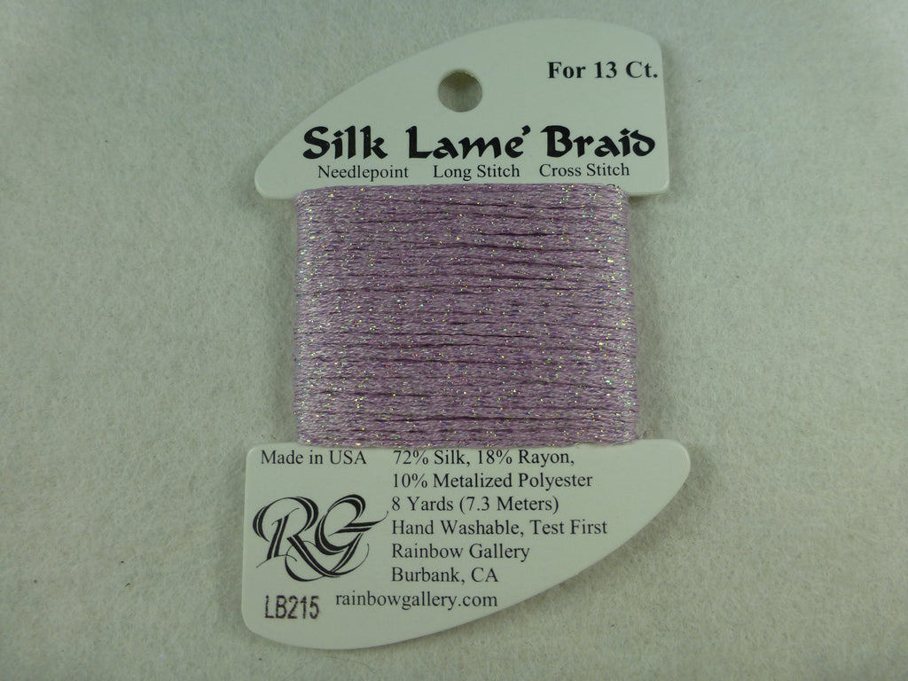 Silk Lame Braid LB215 Soft Amethyst