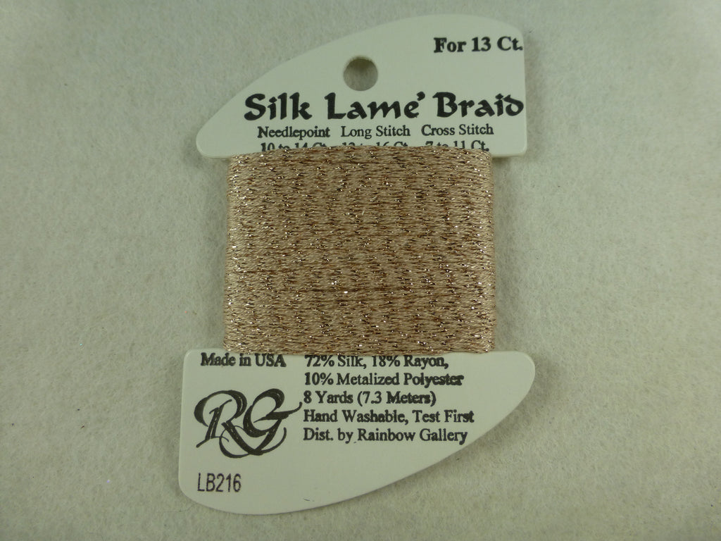 Silk Lame Braid LB216 Touch of Tan