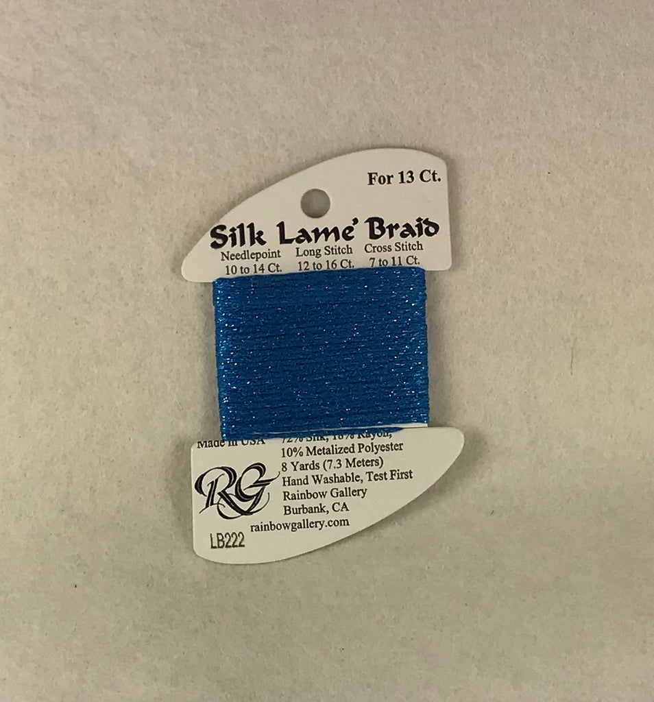 Silk Lame Braid LB222 Brilliant Blue