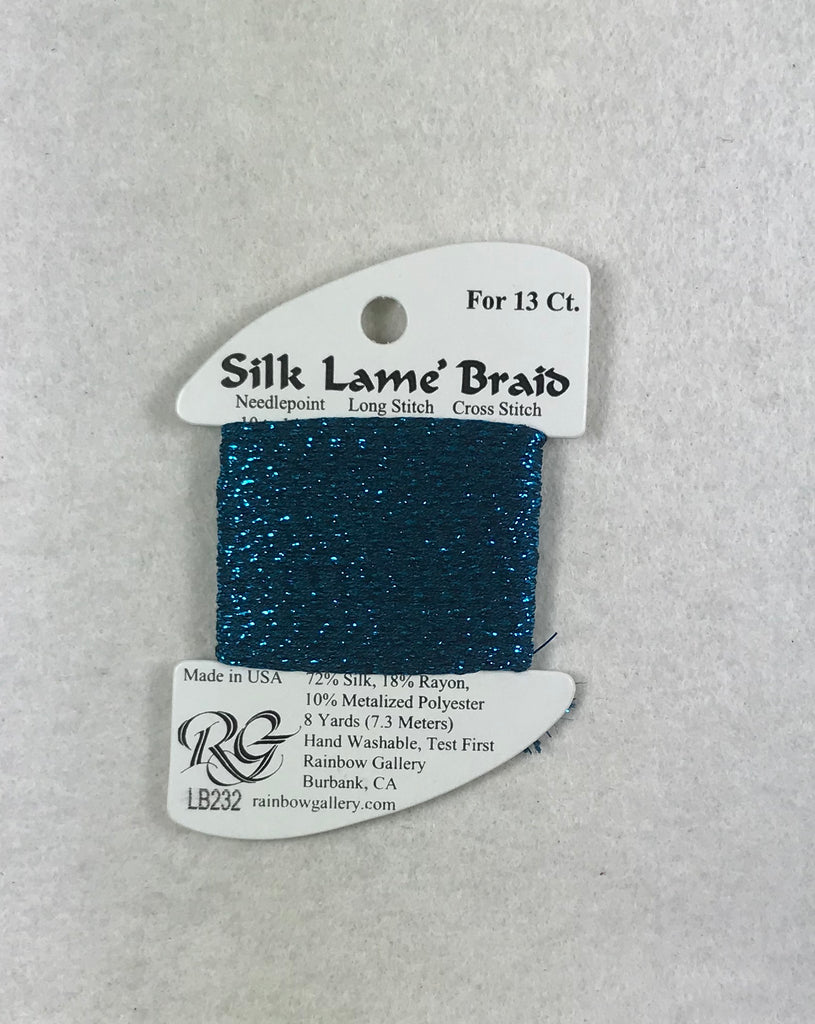 Silk Lame Braid LB232 Maui Blue