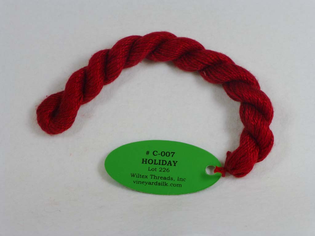 Vineyard Silk Classic 007 Holiday by Wiltex Threads From Beehive Needle Arts