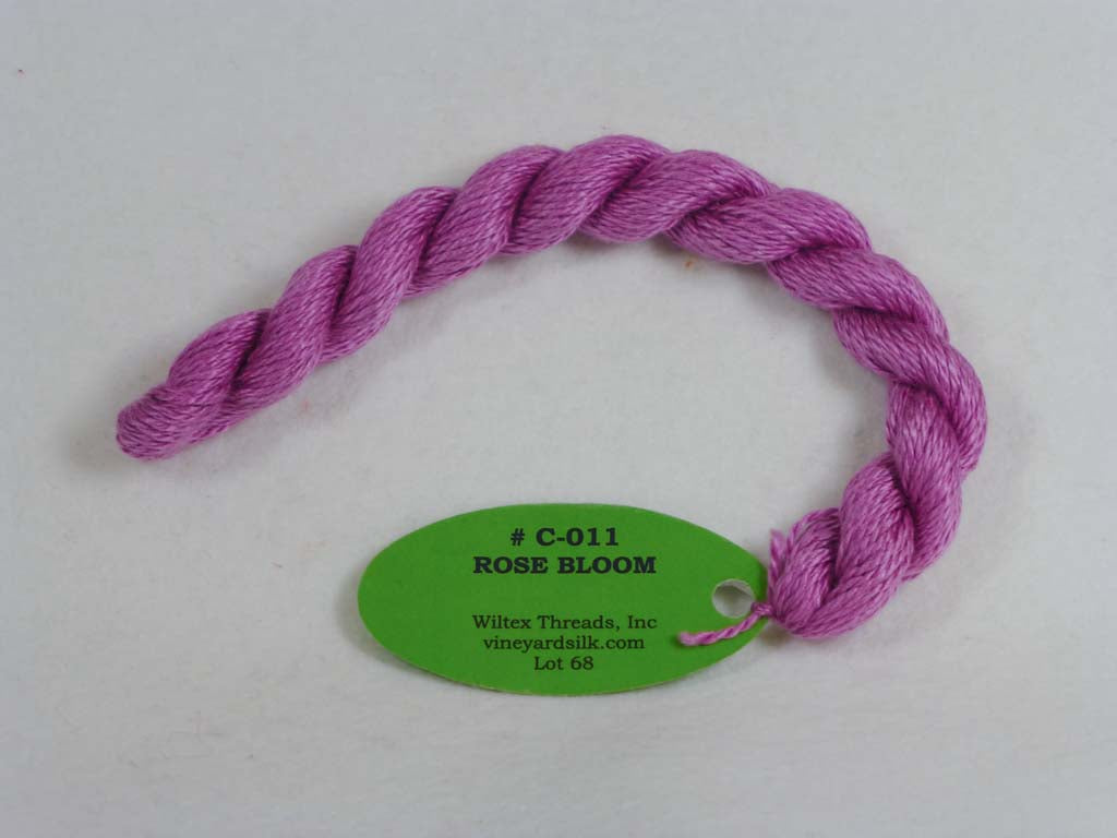 Vineyard Silk Classic 011 Rose Bloom by Wiltex Threads From Beehive Needle Arts