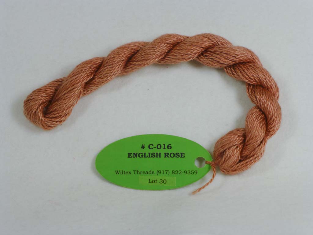 Vineyard Silk Classic 016 English Rose by Wiltex Threads From Beehive Needle Arts