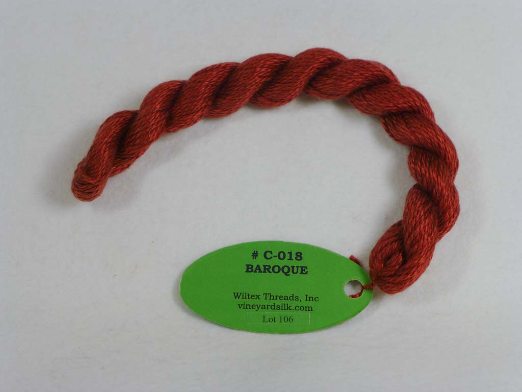 Vineyard Silk Classic 018 Baroque by Wiltex Threads From Beehive Needle Arts