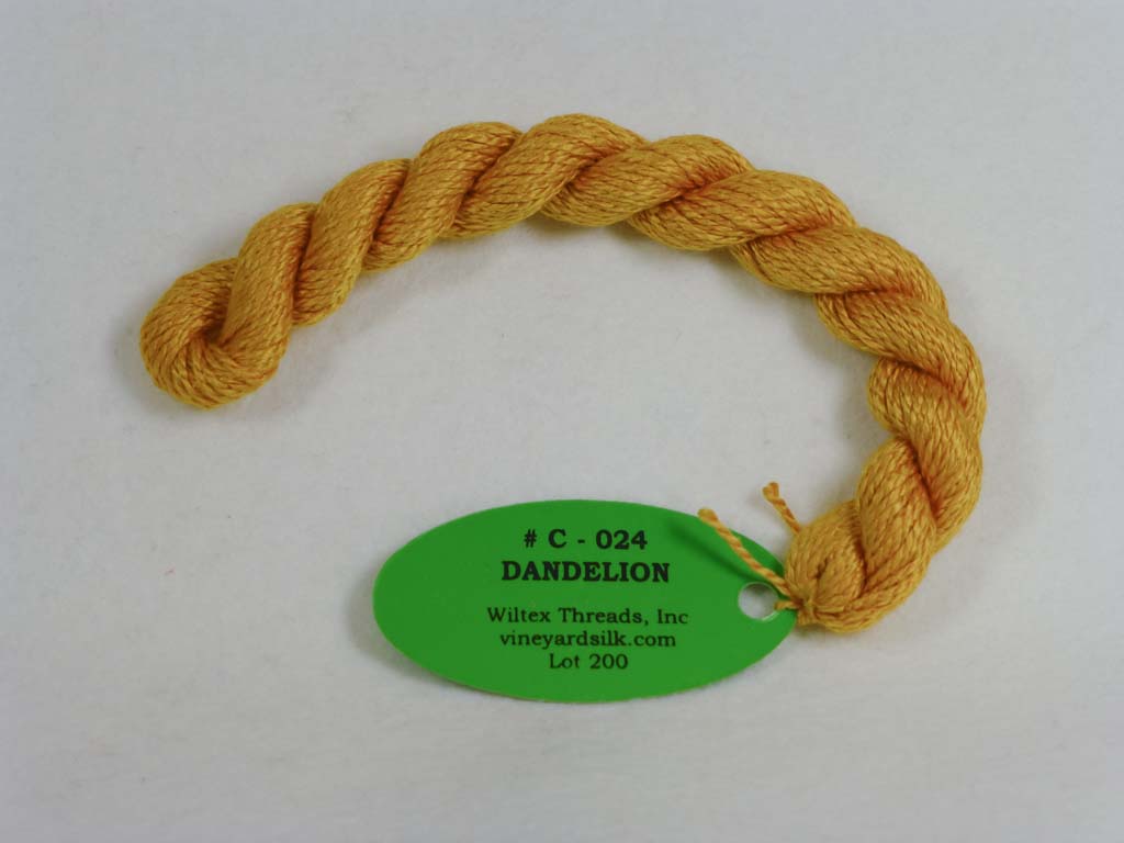 Vineyard Silk Classic 024 Dandelion by Wiltex Threads From Beehive Needle Arts