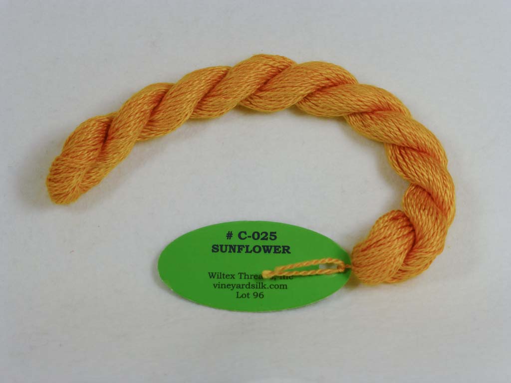 Vineyard Silk Classic 025 Sunflower by Wiltex Threads From Beehive Needle Arts