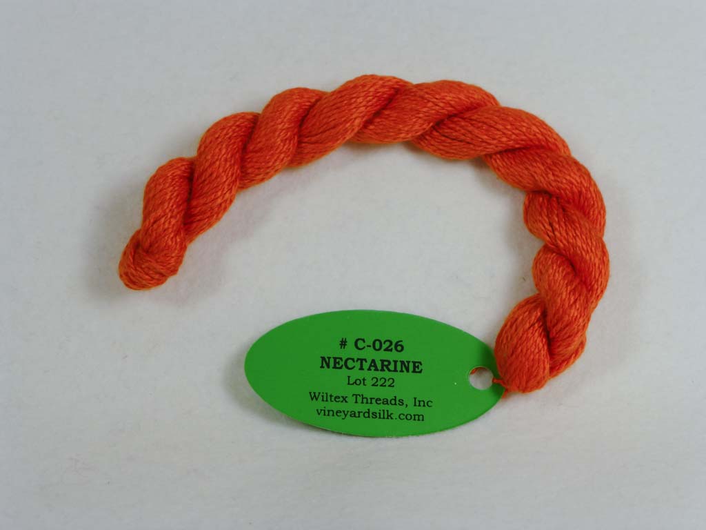 Vineyard Silk Classic 026 Nectarine by Wiltex Threads From Beehive Needle Arts