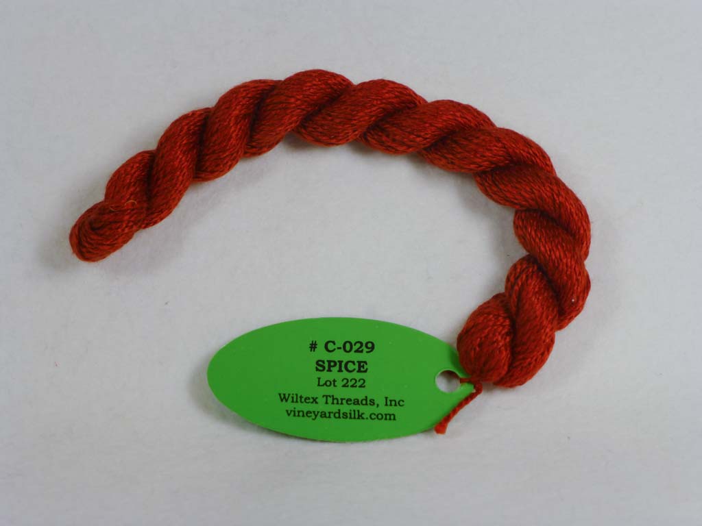 Vineyard Silk Classic 029 Spice by Wiltex Threads From Beehive Needle Arts