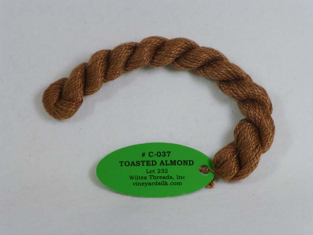 Vineyard Silk Classic 037 Toasted Almond by Wiltex Threads From Beehive Needle Arts