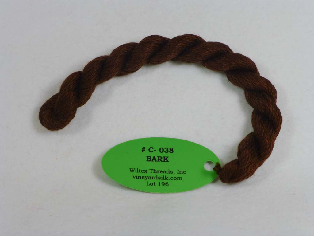 Vineyard Silk Classic 038 Bark by Wiltex Threads From Beehive Needle Arts