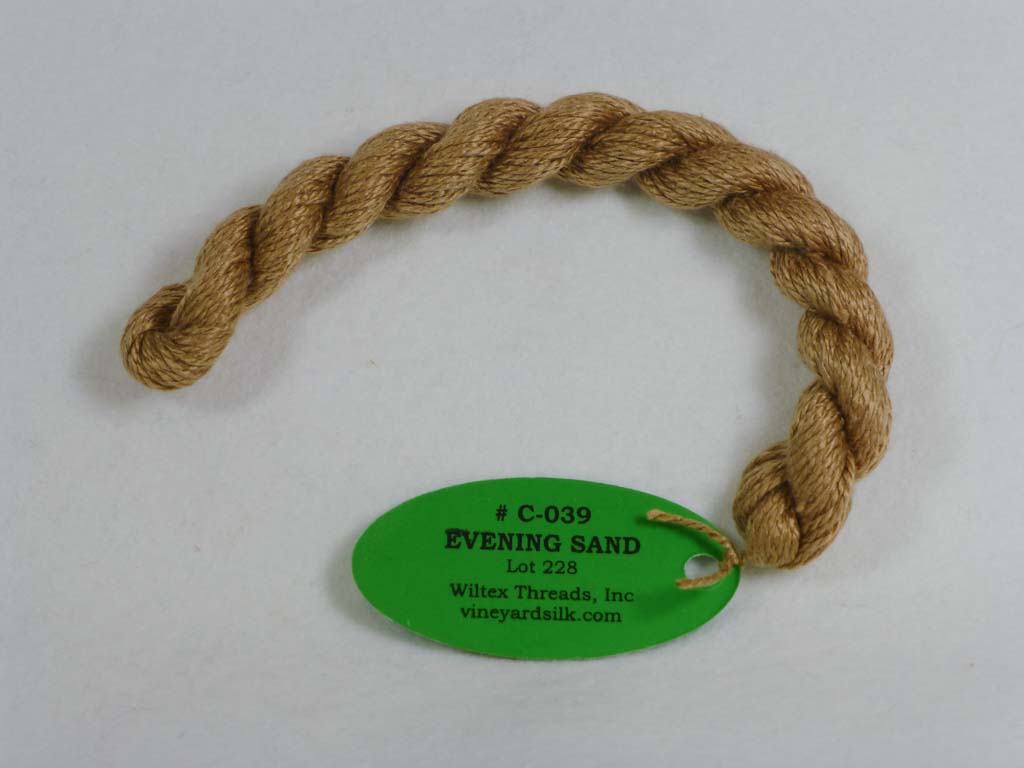 Vineyard Silk Classic 039 Evening Sand by Wiltex Threads From Beehive Needle Arts