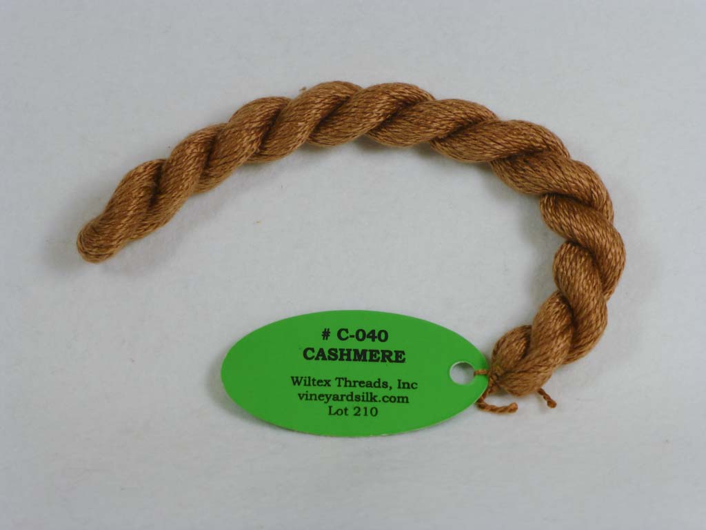 Vineyard Silk Classic 040 Cashmere by Wiltex Threads From Beehive Needle Arts