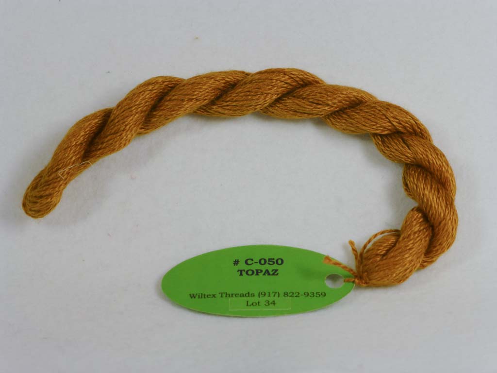 Vineyard Silk Classic 050 Topaz by Wiltex Threads From Beehive Needle Arts