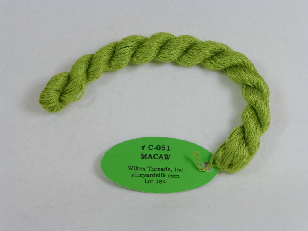 Vineyard Silk Classic 051 Macaw by Wiltex Threads From Beehive Needle Arts