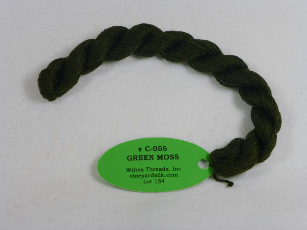 Vineyard Silk Classic 056 Green Moss by Wiltex Threads From Beehive Needle Arts