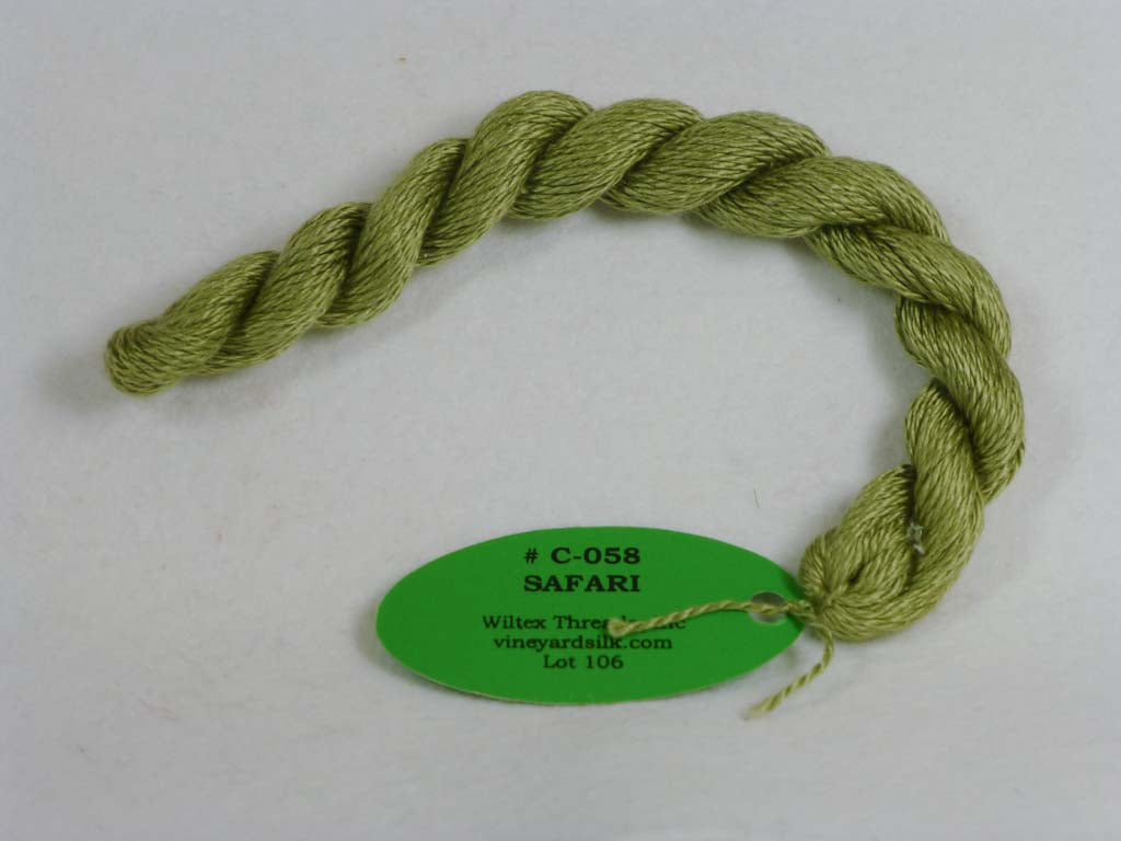 Vineyard Silk Classic 058 Safari by Wiltex Threads From Beehive Needle Arts