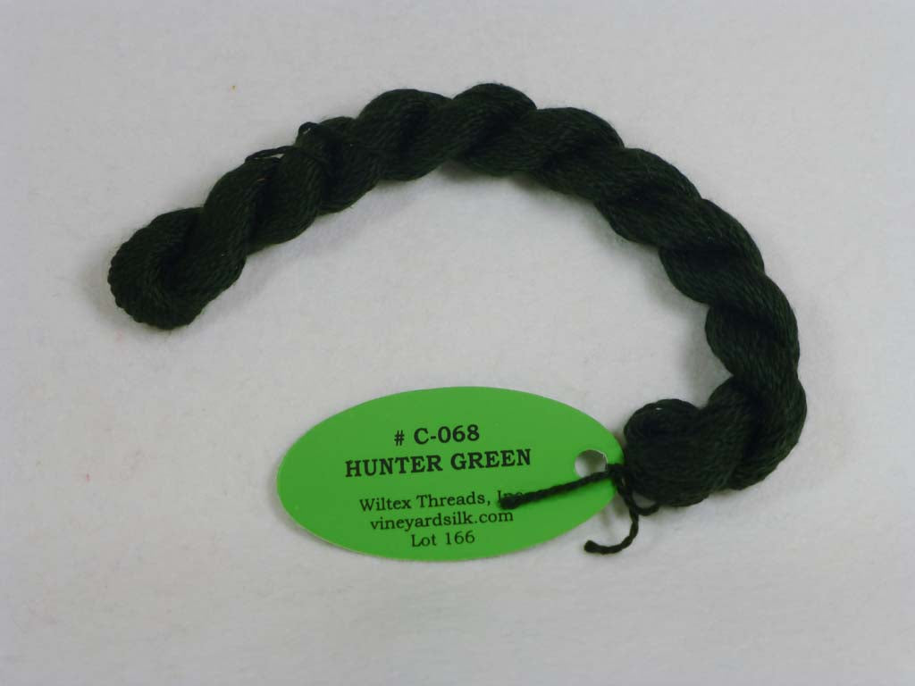Vineyard Silk Classic 068 Hunter Green by Wiltex Threads From Beehive Needle Arts