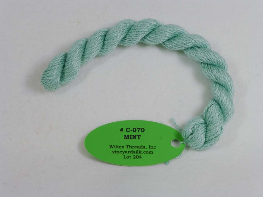 Vineyard Silk Classic 070 Mint by Wiltex Threads From Beehive Needle Arts