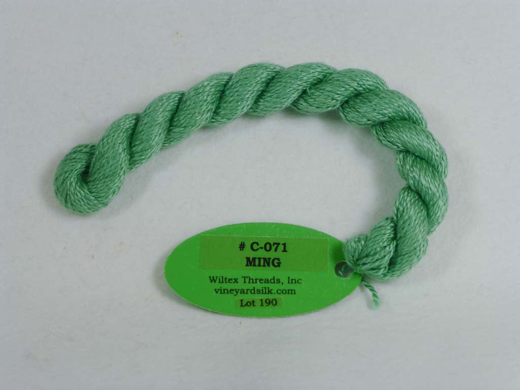 Vineyard Silk Classic 071 Ming by Wiltex Threads From Beehive Needle Arts