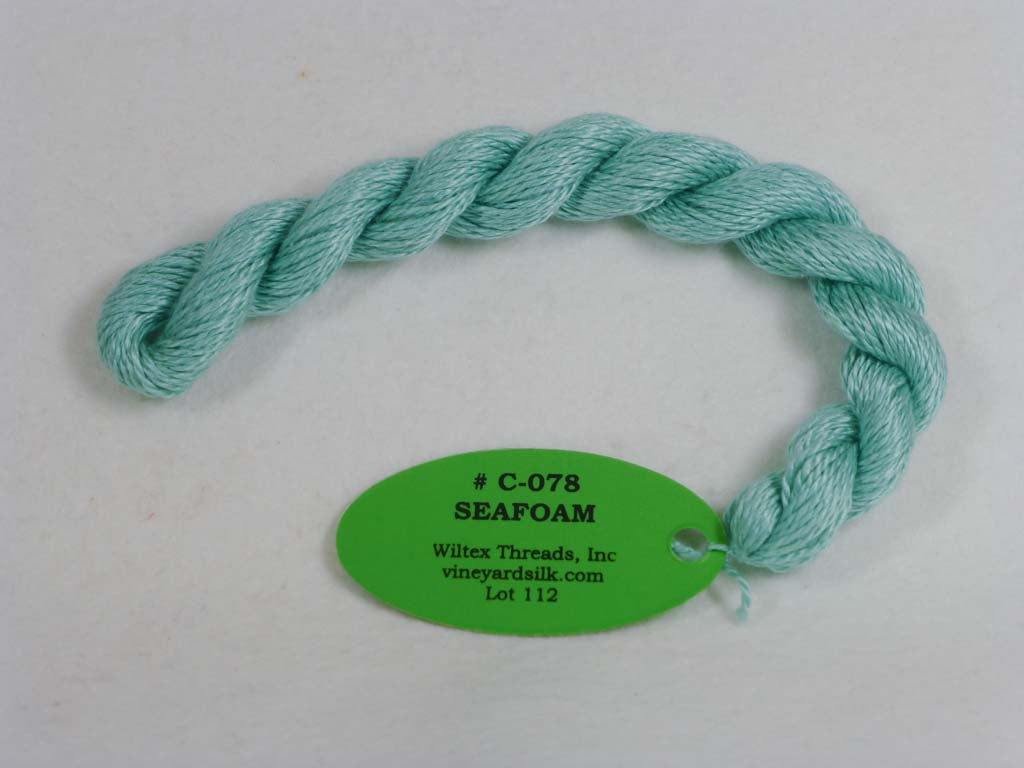 Vineyard Silk Classic 078 Seafoam by Wiltex Threads From Beehive Needle Arts