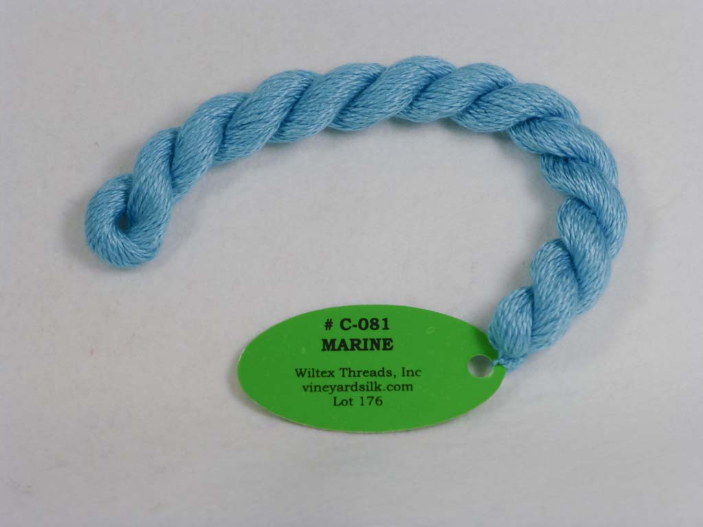 Vineyard Silk Classic 081 Marine by Wiltex Threads From Beehive Needle Arts