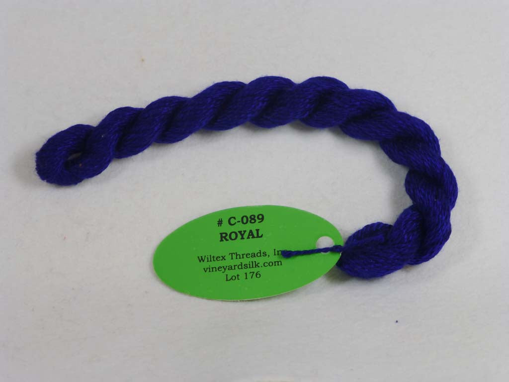 Vineyard Silk Classic 089 Royal by Wiltex Threads From Beehive Needle Arts