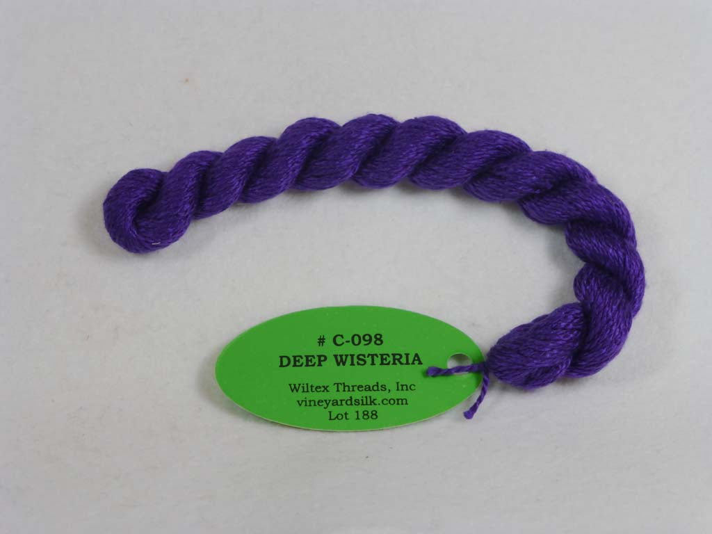 Vineyard Silk Classic 098 Deep Wisteria by Wiltex Threads From Beehive Needle Arts