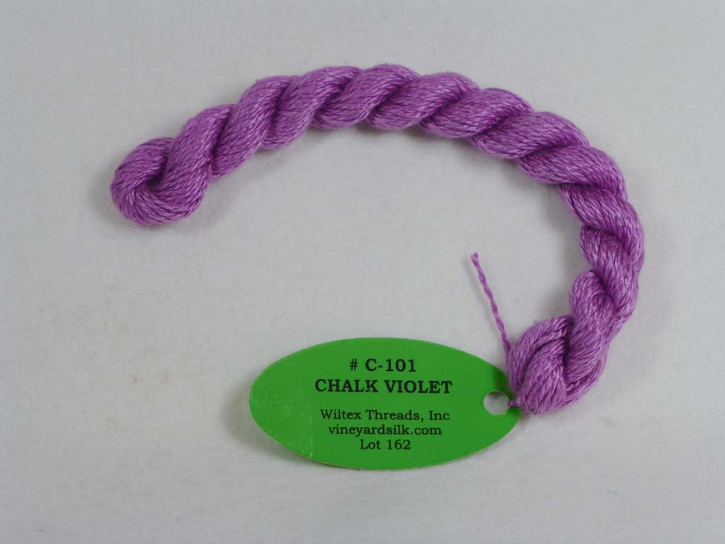 Vineyard Silk Classic 101 Chalk Violet by Wiltex Threads From Beehive Needle Arts