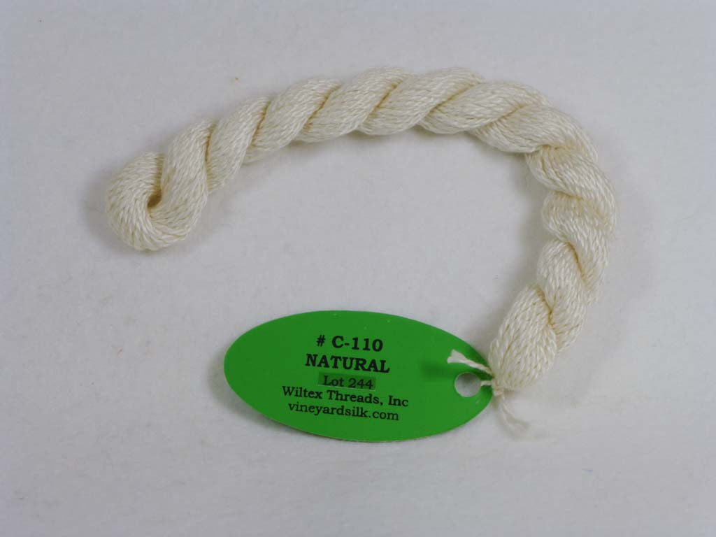 Vineyard Silk Classic 110 Natural by Wiltex Threads From Beehive Needle Arts