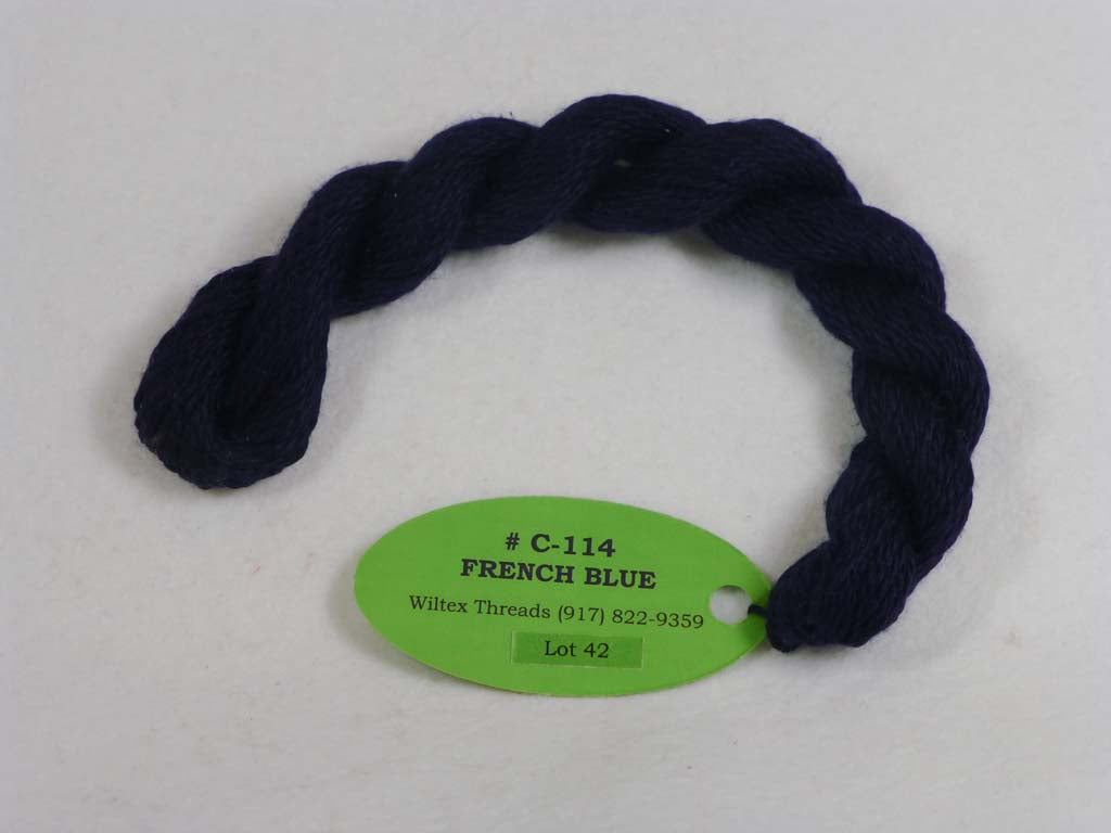 Vineyard Silk Classic 114 French Blue by Wiltex Threads From Beehive Needle Arts