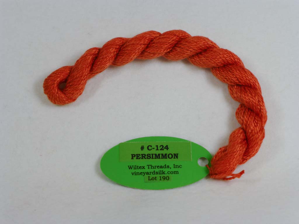Vineyard Silk Classic 124 Persimmon by Wiltex Threads From Beehive Needle Arts