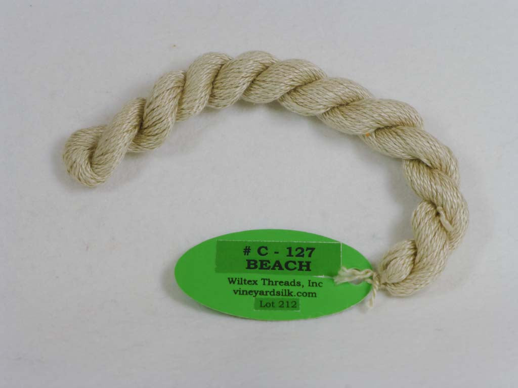 Vineyard Silk Classic 127 Beach by Wiltex Threads From Beehive Needle Arts