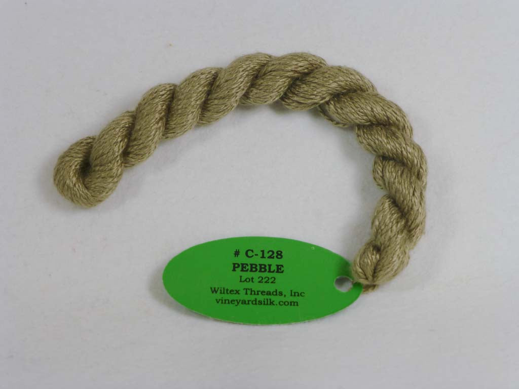 Vineyard Silk Classic 128 Pebble by Wiltex Threads From Beehive Needle Arts