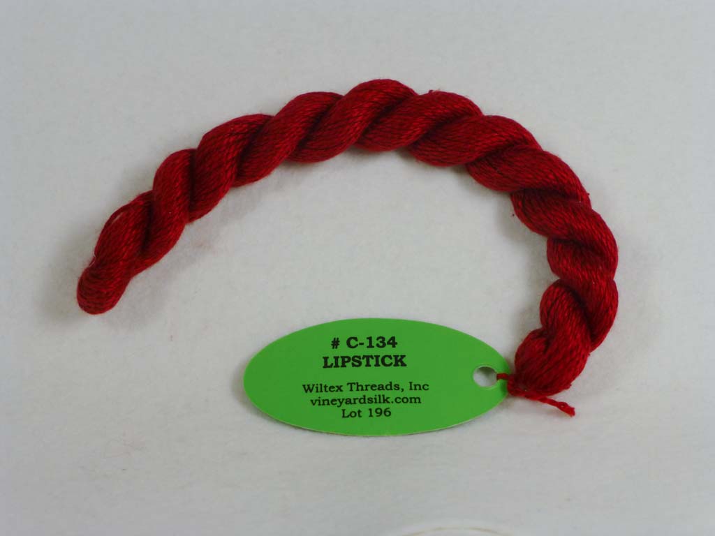 Vineyard Silk Classic 134 Lipstick by Wiltex Threads From Beehive Needle Arts