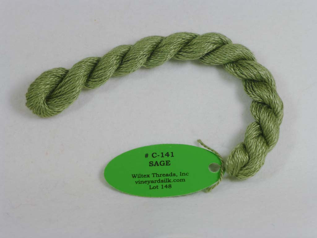 Vineyard Silk Classic 141 Sage by Wiltex Threads From Beehive Needle Arts
