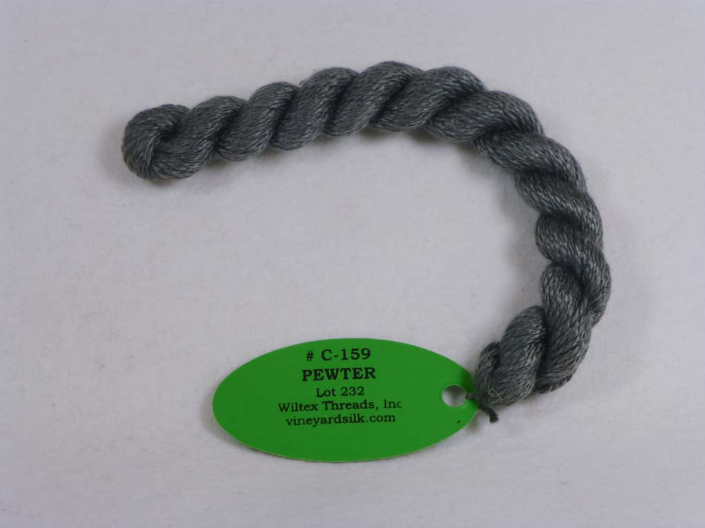 Vineyard Silk Classic 159 Pewter by Wiltex Threads From Beehive Needle Arts