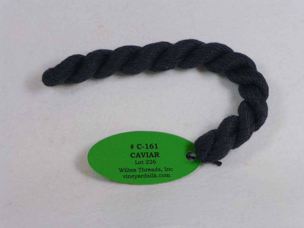 Vineyard Silk Classic 161 Caviar by Wiltex Threads From Beehive Needle Arts