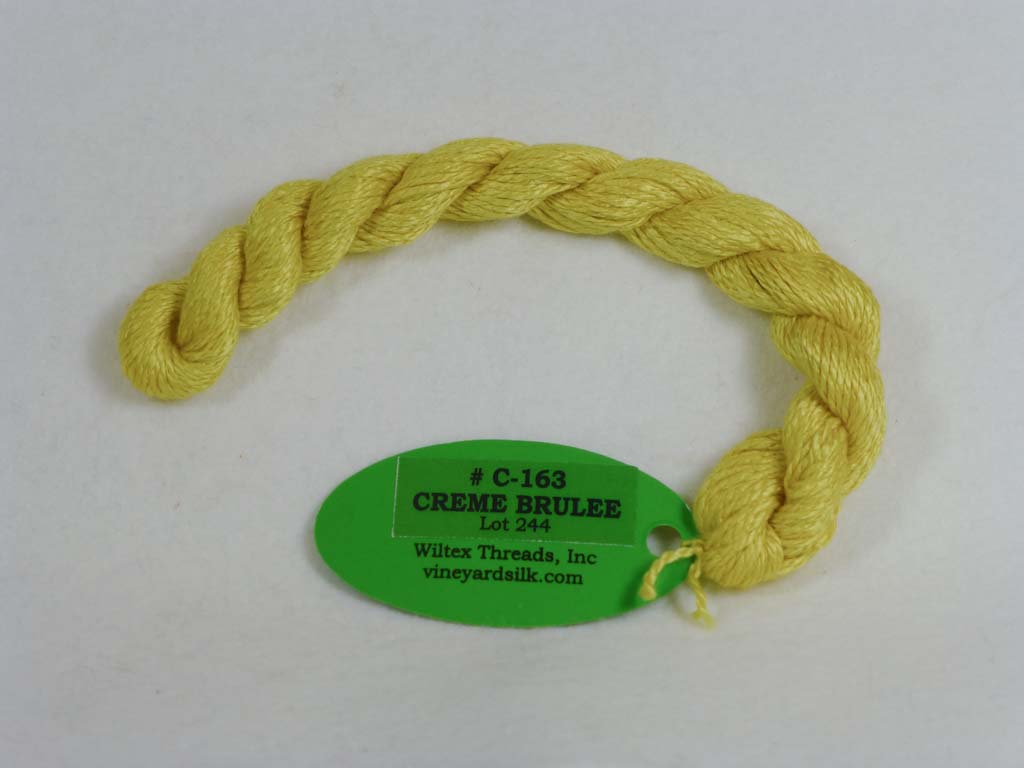 Vineyard Silk Classic 163 Creme Brulee by Wiltex Threads From Beehive Needle Arts