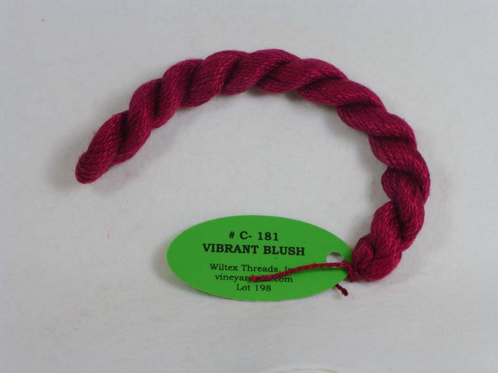 Vineyard Silk Classic 181 Vibrant Blush by Wiltex Threads From Beehive Needle Arts