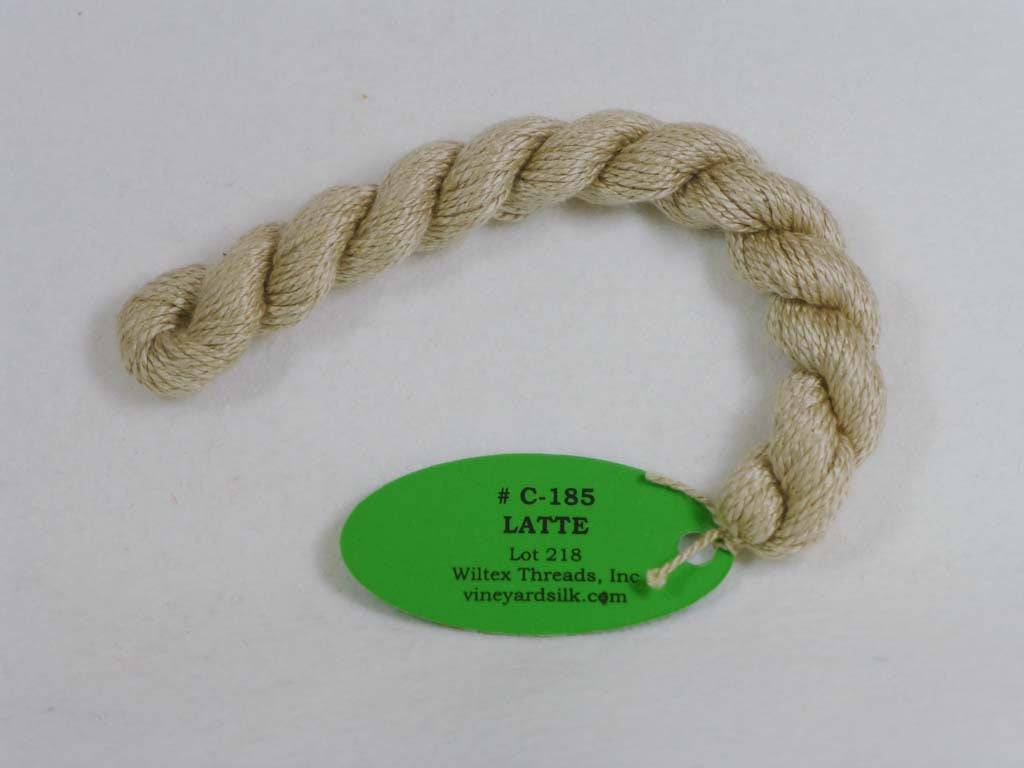 Vineyard Silk Classic 185 Latte by Wiltex Threads From Beehive Needle Arts