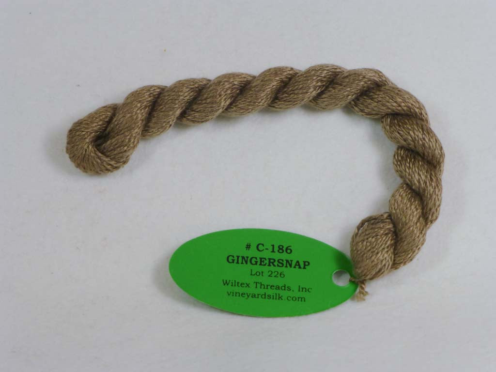 Vineyard Silk Classic 186 Gingersnap by Wiltex Threads From Beehive Needle Arts