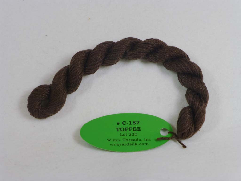 Vineyard Silk Classic 187 Toffee by Wiltex Threads From Beehive Needle Arts