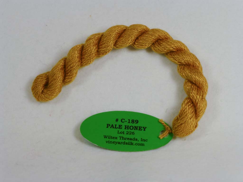 Vineyard Silk Classic 189 Pale Honey by Wiltex Threads From Beehive Needle Arts